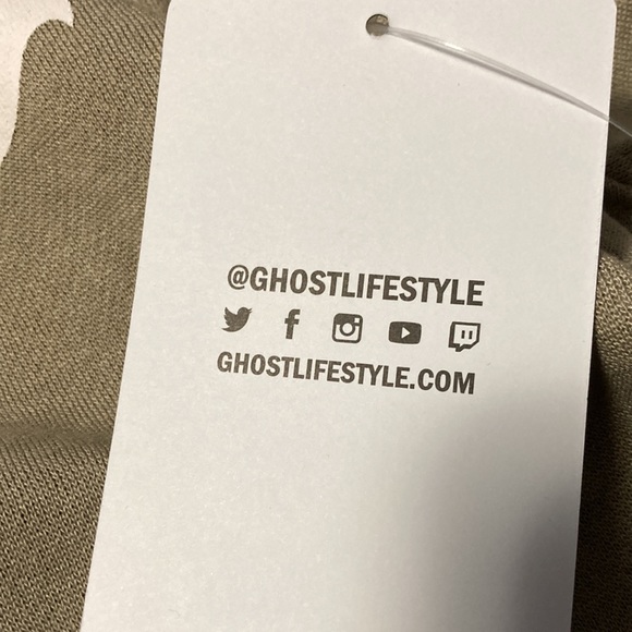 NWT - Men’s ‘Ghost’ Hooded Sweatshirt- Quicksand- (L) - Picture 7 of 9